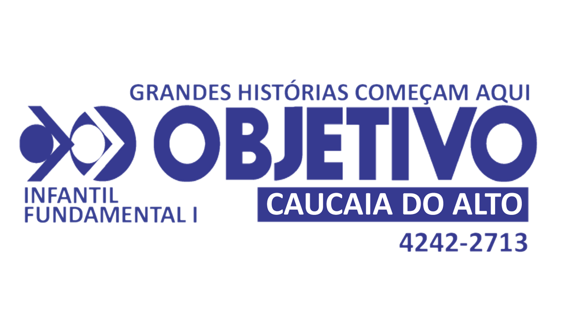 Logo Colégio Objetivo Caucaia do Alto